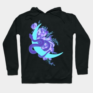 Snake and moon Hoodie